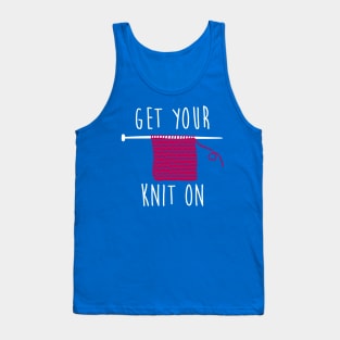 Get your knit on (white) Tank Top